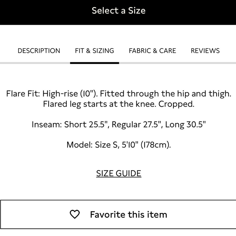 Banana Republic Crop Flare Everywhere Pointe Pant - Picture 15 of 15